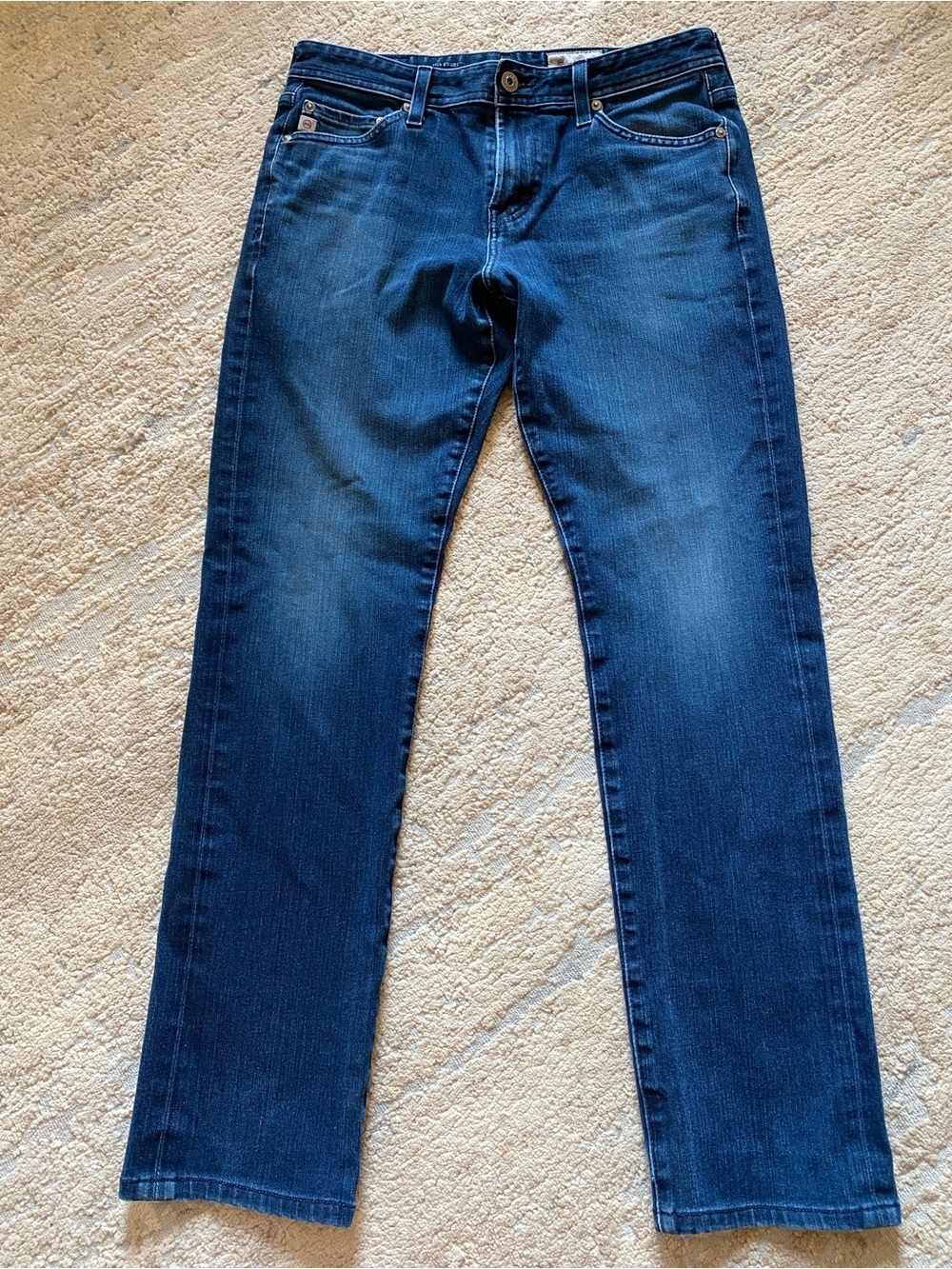 AG Adriano Goldschmied The Everett Slim Straight Leg Jeans Dark Wash: 30x34